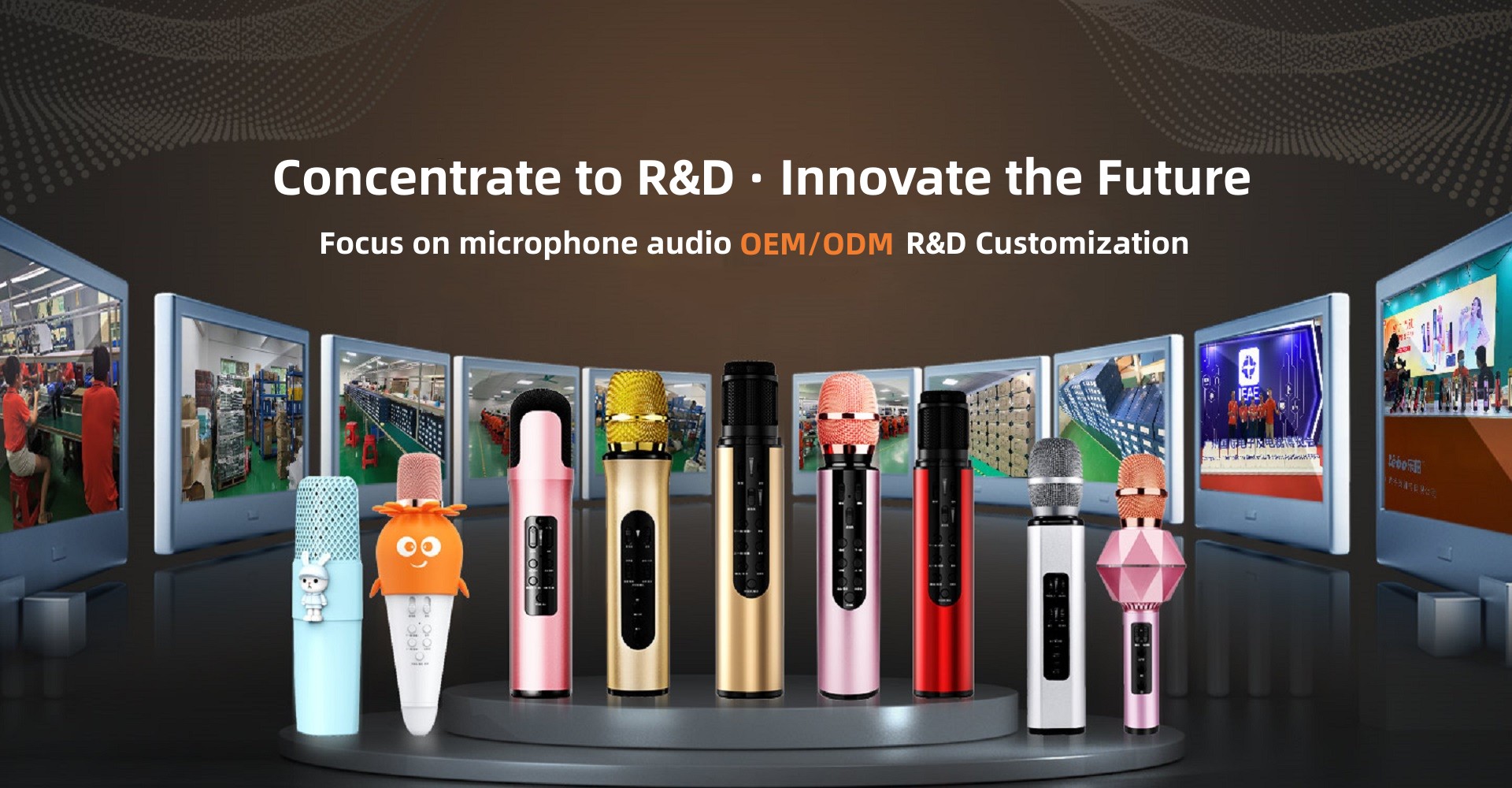 Factory and manufacturer of microphone OEM ODM speaker